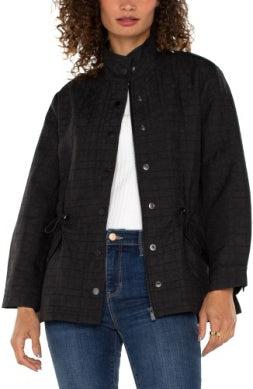 Quilted Utility Jacket-Black, clothing, Coats & Jackets, jacket, Outerwear, Quilted, Utility Jacket, Women, women's-[option4]-[option5]-[option6]-Bella Bliss Boutique in Texas