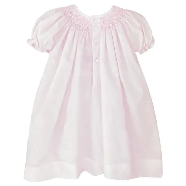 Raglan Embroidered Dress-Bonnet,Bonnet Included,Children & Tweens,children's,clothing,dress,dresses,Hand Smocked,Infant to 6,little girls dresses,Pink,Raglan Embroidery,smocked,smocked Detail,Smocking,Smocking Detail-[option4]-[option5]-[option6]-Bella Bliss Boutique in Texas