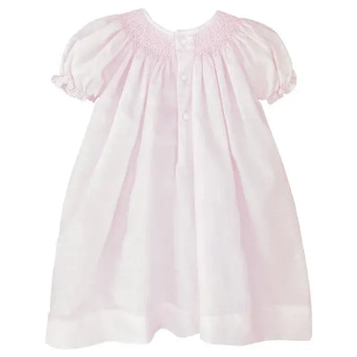 Raglan Embroidered Dress-Bonnet,Bonnet Included,Children & Tweens,children's,clothing,dress,dresses,Hand Smocked,Infant to 6,little girls dresses,Pink,Raglan Embroidery,smocked,smocked Detail,Smocking,Smocking Detail-[option4]-[option5]-[option6]-Bella Bliss Boutique in Texas