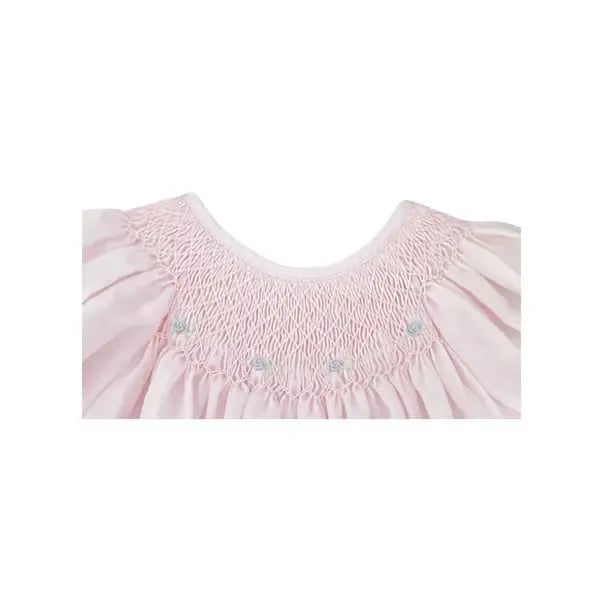 Raglan Embroidered Dress-Bonnet,Bonnet Included,Children & Tweens,children's,clothing,dress,dresses,Hand Smocked,Infant to 6,little girls dresses,Pink,Raglan Embroidery,smocked,smocked Detail,Smocking,Smocking Detail-[option4]-[option5]-[option6]-Bella Bliss Boutique in Texas