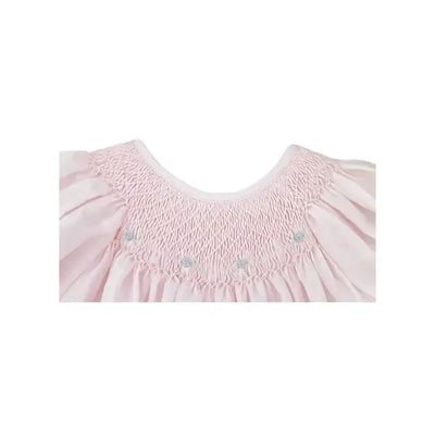 Raglan Embroidered Dress-Bonnet,Bonnet Included,Children & Tweens,children's,clothing,dress,dresses,Hand Smocked,Infant to 6,little girls dresses,Pink,Raglan Embroidery,smocked,smocked Detail,Smocking,Smocking Detail-[option4]-[option5]-[option6]-Bella Bliss Boutique in Texas