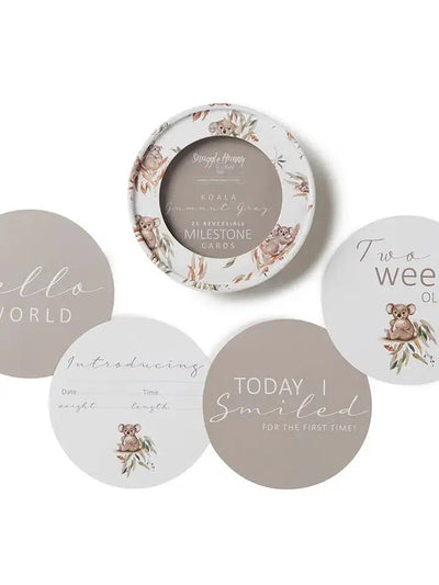 Reversible Milestone Cards-Baby Essentials,Children & Tweens,children's,children's Accessories,infant,Infant to 6,Milestone Cards,Miscellaneous-[option4]-[option5]-[option6]-Bella Bliss Boutique in Texas