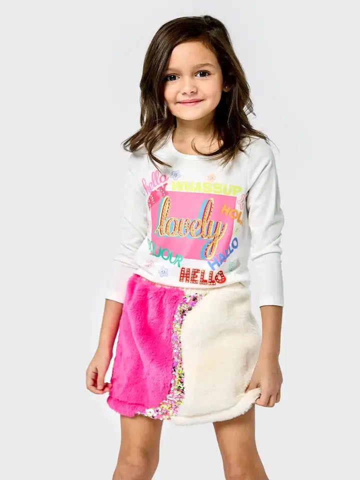 Rhinestone Graphic Tee-Children & Tweens,clothing,Long Sleeve,Rhinestone,Rhinestone Detail,T-Shirt,Top,Tops,Tween 7-14,Tweens 7-14-[option4]-[option5]-[option6]-Bella Bliss Boutique in Texas