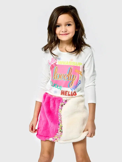 Rhinestone Graphic Tee-Children & Tweens,clothing,Long Sleeve,Rhinestone,Rhinestone Detail,T-Shirt,Top,Tops,Tween 7-14,Tweens 7-14-[option4]-[option5]-[option6]-Bella Bliss Boutique in Texas