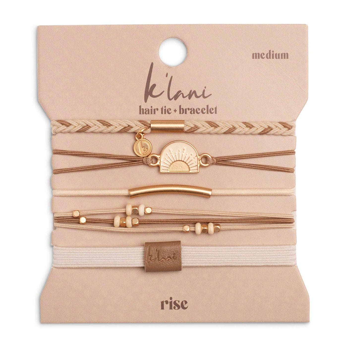 Rise Hair Tie Bracelets-clothing,K'Lani,Stretch,Stretch Bracelet,Women,women's-[option4]-[option5]-[option6]-Bella Bliss Boutique in Texas
