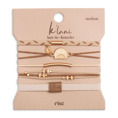 Rise Hair Tie Bracelets-clothing,K'Lani,Stretch,Stretch Bracelet,Women,women's-[option4]-[option5]-[option6]-Bella Bliss Boutique in Texas