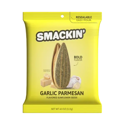 SMACKIN GARLIC Parmesan Seeds-gift,Gifts,Gifts for Her,Gifts for Him,Men's,SMACKIN,Snacks,Stocking Stuffer,Sunflower,sunflower seeds-[option4]-[option5]-[option6]-Bella Bliss Boutique in Texas