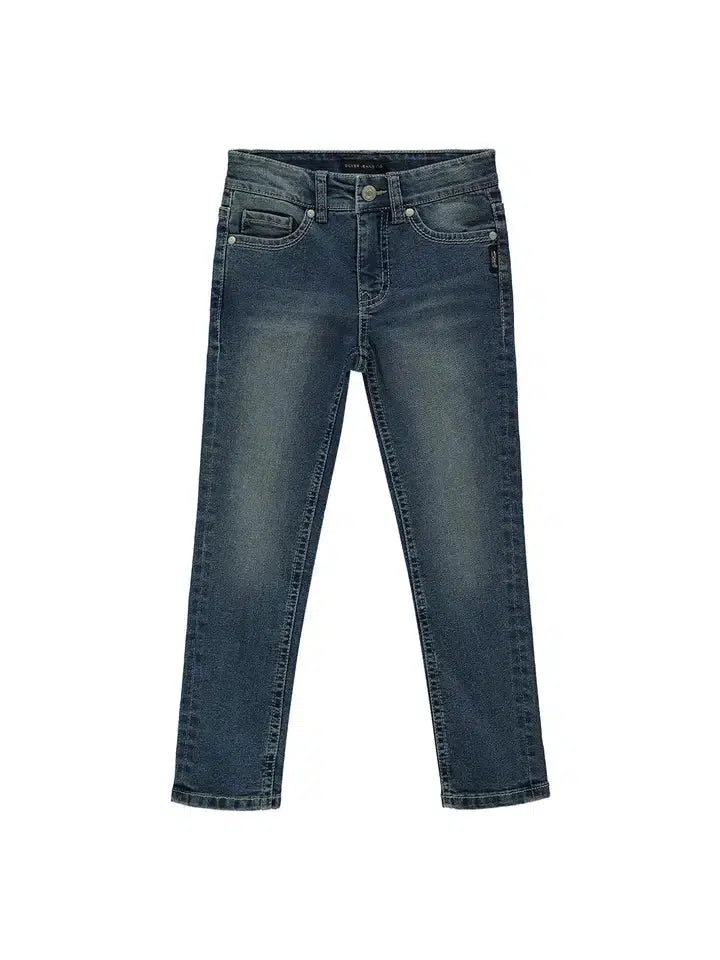 Sasha Girls Skinny Fit Jeans-Bottoms,Children & Tweens,children's,Childrens/Tween,clothing,Dark Wash,denim,Infant to 6,Jeans,Medium Wash,Skinny Jeans,Tween 7-14,Tweens 7-14-[option4]-[option5]-[option6]-Bella Bliss Boutique in Texas