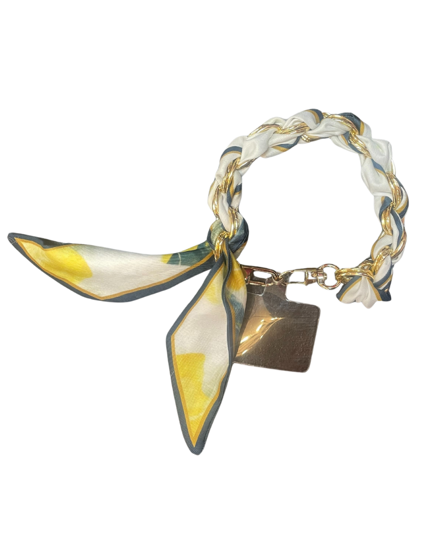 Scarf Chain Strap-Accessories,Bag Accessories,Black,Blue,Cell Phone Accessories,Fuchsia,Fuchsia Multi,Handbag Accessories,Keychain,Keychains,Keychains & Coinpurses,leopard,navy blue,Pink,Purses & Wallets,Red,White,womens,Yellow-White/yellow-[option4]-[option5]-[option6]-Bella Bliss Boutique in Texas