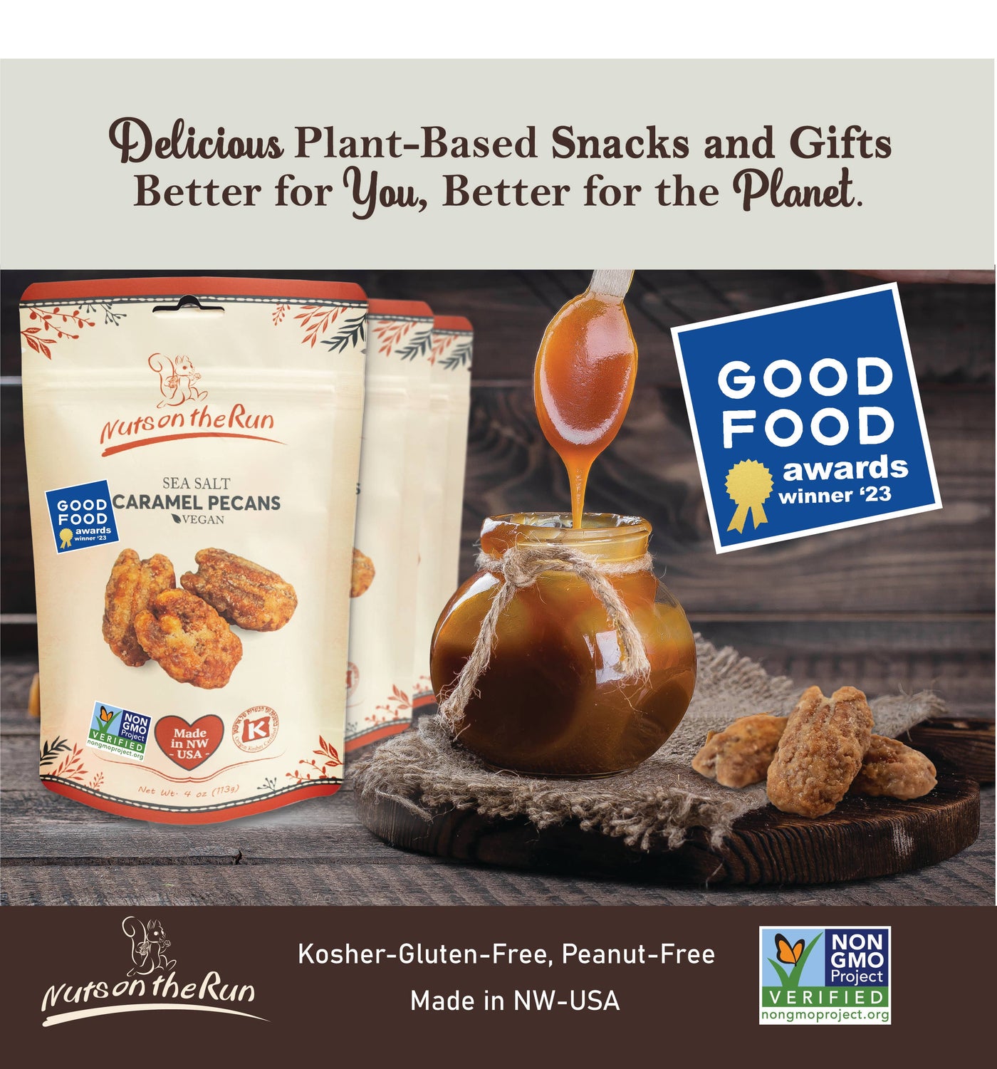 Sea Salt Caramel Pecans-gift,Gifts,Gifts for Her,Gifts for Him,Nuts,organic,Snacks,Stocking Stuffer,Teacher Gifts-[option4]-[option5]-[option6]-Bella Bliss Boutique in Texas