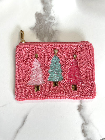 Seed Bead Coin Purse-Accessories,Beaded,Candy Corn,Coin Purse,Gifts for Her,Gingerbread Man,Handbags,Keychains,Let's Pickle,Mama,Navy Stars,Pickle Ball,Pumpkin Skeletons,Purses & Wallets,Seed Bead,Stocking Stuffer,Trick or Treat,Vacay Fund,women's-[option4]-[option5]-[option6]-Bella Bliss Boutique in Texas