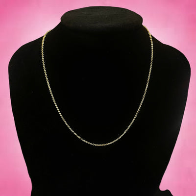 Skinny Cable Chain Necklace-16" Chain,20" Chain,Cable Chain,Jewelry,necklace,necklaces-[option4]-[option5]-[option6]-Bella Bliss Boutique in Texas