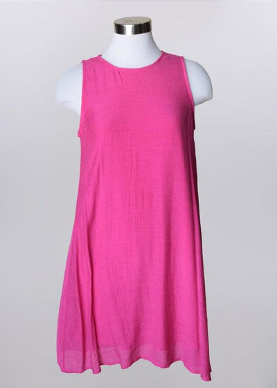 Sleeveless Fuchsia Dress-clothing, dress, dresses, Fuchsia, Sale, Sleeveless, Women, women's-[option4]-[option5]-[option6]-Bella Bliss Boutique in Texas