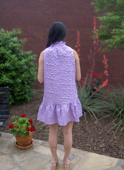 Sleeveless Textured Dress-clothing,dress,dresses,Lilac,Mini Dress,Sleeveless,Textured,Women,women's-[option4]-[option5]-[option6]-Bella Bliss Boutique in Texas