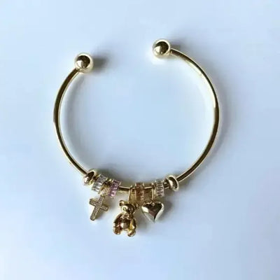 Slider Charm Cuff Bracelet-Bracelet,Bracelets,Charm Bar,Charm Bracelet,Charm Cuff,Cuff Bracelet,Jewelry,Slider Charm Cuff,Slider Cuff-[option4]-[option5]-[option6]-Bella Bliss Boutique in Texas