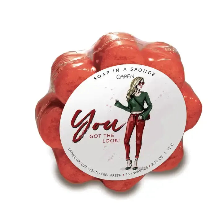 Soap in a Flower Sponge-Aloe Vera Infused,Exfiliating,Flower,Flower Sponge,gift,Gifts,Gifts for Her,Hydrating,Hypo-Allergenic Sponge,Invigorating Botanicals,misc,Miscellaneous,Moisturizing,Soap in a Sponge,Spa,women's,You Are Loved,You Got The Look-[option4]-[option5]-[option6]-Bella Bliss Boutique in Texas