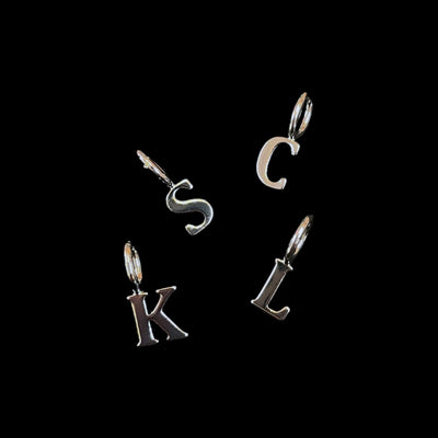 Solid Initial Charm-Charm,Charms,Initials,Jewelry,Pendant-[option4]-[option5]-[option6]-Bella Bliss Boutique in Texas