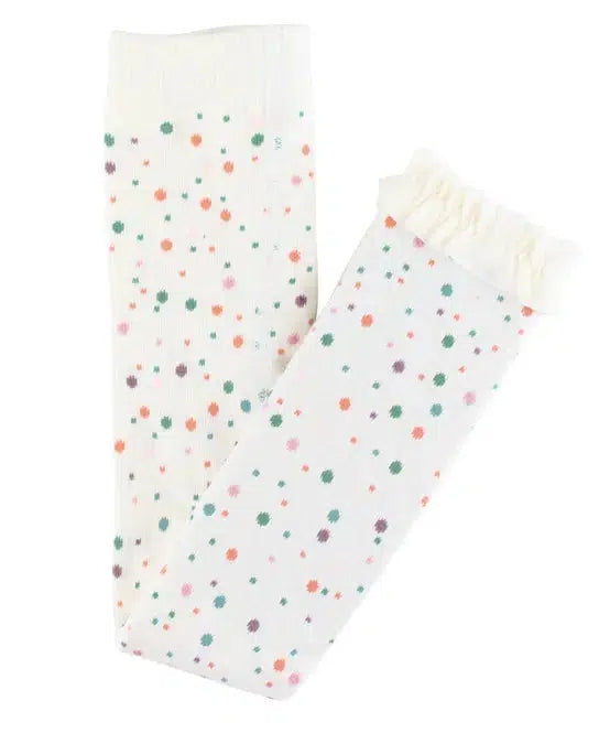 Spotty Dot Footless Ruffle Tights - 0/6M-Children & Tweens, children's, Childrens/Tween, clothing, Footless, Footless Ruffle Tights, Infant to 6, Ruffle Detail, Spotty Dot, Tights-[option4]-[option5]-[option6]-Bella Bliss Boutique in Texas