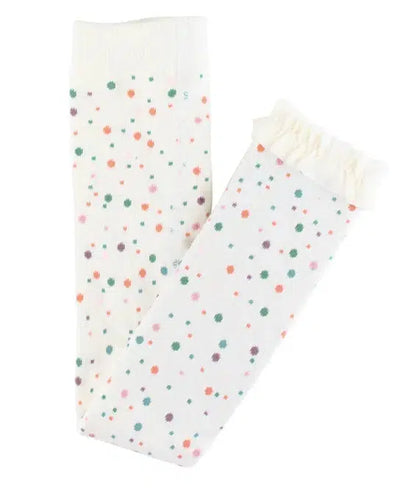 Spotty Dot Footless Ruffle Tights - 0/6M-Children & Tweens, children's, Childrens/Tween, clothing, Footless, Footless Ruffle Tights, Infant to 6, Ruffle Detail, Spotty Dot, Tights-[option4]-[option5]-[option6]-Bella Bliss Boutique in Texas