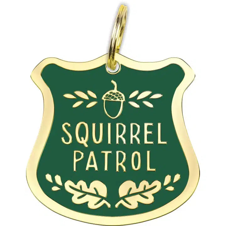 Squirrel Patrol Dog Collar Charm-Collar Charms,Dog Collar Charm,Dogs,misc,Miscellaneous,Pets,Squirrel Patrol-[option4]-[option5]-[option6]-Bella Bliss Boutique in Texas