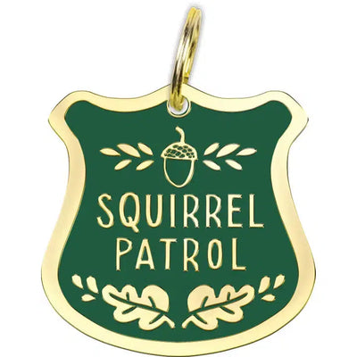 Squirrel Patrol Dog Collar Charm-Collar Charms,Dog Collar Charm,Dogs,misc,Miscellaneous,Pets,Squirrel Patrol-[option4]-[option5]-[option6]-Bella Bliss Boutique in Texas