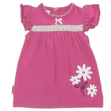 St. Tropez Dress-Children & Tweens, children's, clothing, dress, dresses, Flowers, Infant to 6, Pink, Sale, White Detail-3M-[option4]-[option5]-[option6]-Bella Bliss Boutique in Texas