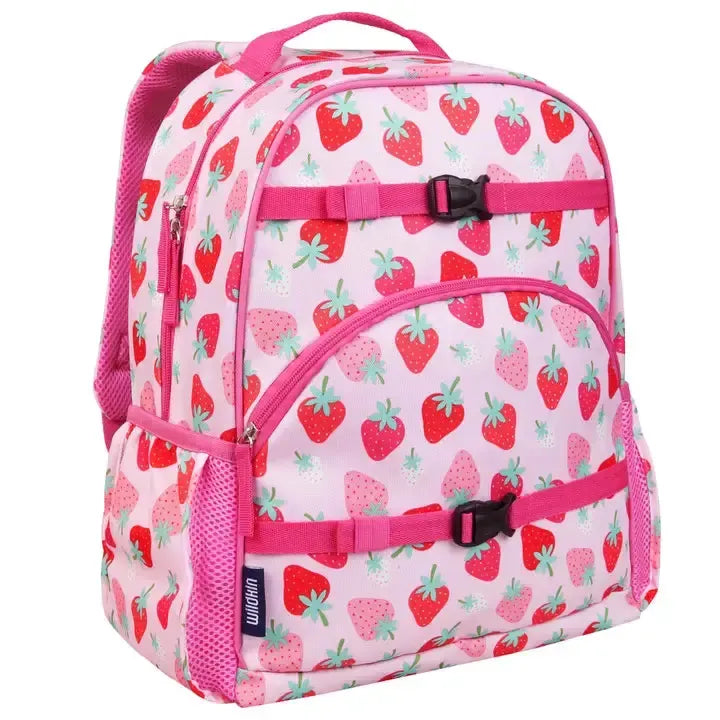 Strawberry Patch 18" Backpack-18" Backpack,Back to School,Backpack,Backpacks,Children & Tweens,children's,children's Accessories,ECO Backpack,Infant to 6,Sale,Strawberry,Strawberry Patch,Tween Accessories,Tweens 7-14-[option4]-[option5]-[option6]-Bella Bliss Boutique in Texas