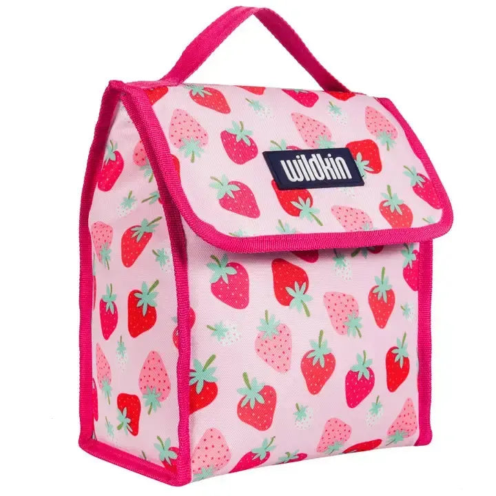 Strawberry Patch Lunch Bag-Back to School,Children & Tweens,children's,children's Accessories,Infant to 6,Lunch Bag,purses & bags,Sale,Strawberry,Strawberry Patch,Tween Accessories,Tweens 7-14-[option4]-[option5]-[option6]-Bella Bliss Boutique in Texas