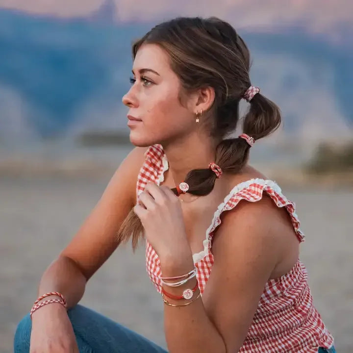 Sweet Hair Tie Bracelets-Accessories,children's Accessories,coral,Disco Cherry Charm,Gifts for Her,Hair Accessories,Hair Elastics,Hair Tie Bracelets,Hair Ties,Pink,Red,Sweet Hair Tie Bracelets,Tween Accessories-[option4]-[option5]-[option6]-Bella Bliss Boutique in Texas
