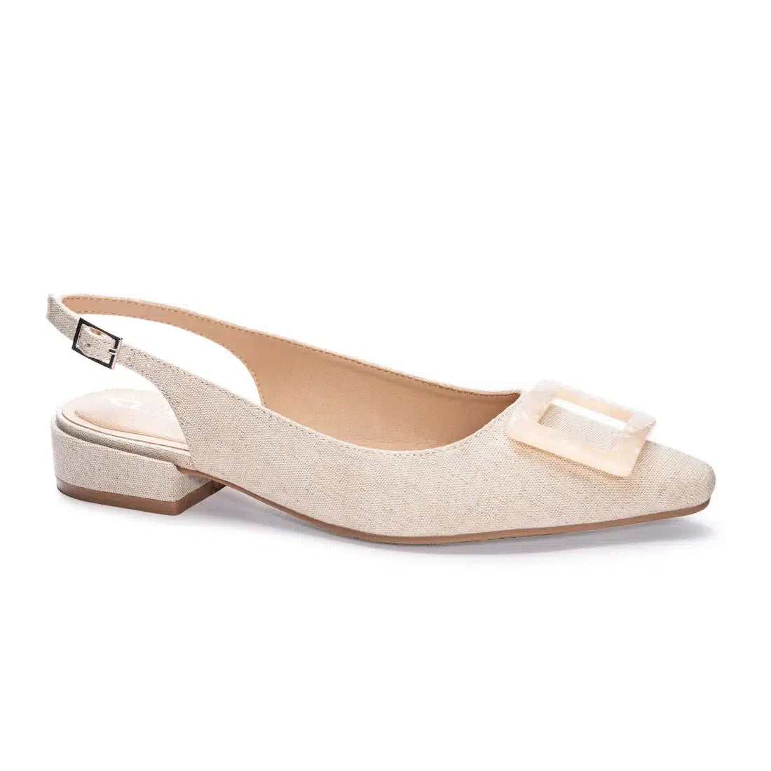 Sweetie Linen Slingback Heel-Linen,Natural,Shoes,Slingback,Slingback Strap,Women,women's-[option4]-[option5]-[option6]-Bella Bliss Boutique in Texas
