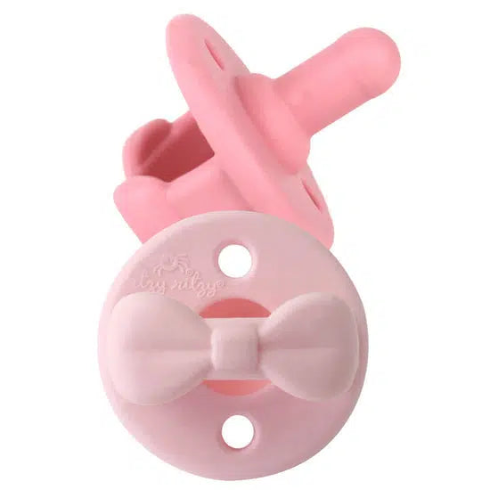 Sweetie Soother Pacifier Set-Apricot & Terracotta Braids,Baby Essentials,Blue Arrows,Children & Tweens,children's,children's Accessories,Infant to 6,Itzy Ritzy,Nautical Navy Cables,Pacifier Set,Pacifiers,Pink Bows,Sugarplum Bows,Sweetie Soothers-[option4]-[option5]-[option6]-Bella Bliss Boutique in Texas