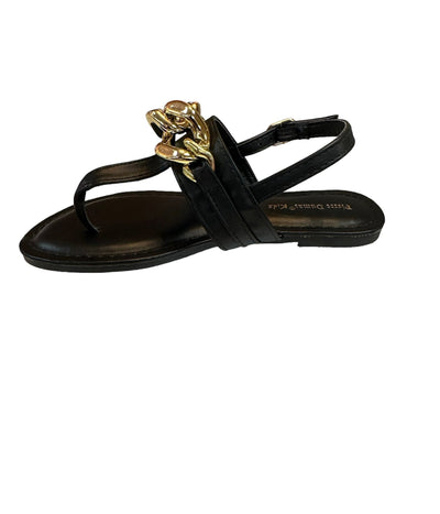T-Strap Sandals-Black,Children & Tweens,children's,leopard,Sale,Sandals,Shoes,Tween 7-14,White-[option4]-[option5]-[option6]-Bella Bliss Boutique in Texas