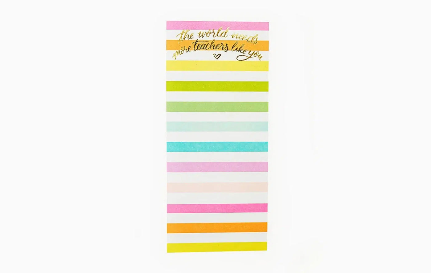 Teacher Skinny List Note Pad-Back to School, Magnetic, Miscellaneous, Notepad, Skinny Notepad, The World Needs More Teachers Like You-[option4]-[option5]-[option6]-Bella Bliss Boutique in Texas