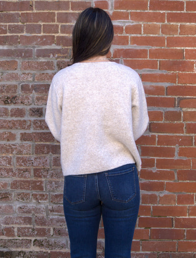 The Embroidered Knit Cardigan-Cardigan Sweater,clothing,embroidered,Embroidered Detail,Floral,Floral Print,Hook & Eye Closure,Knit Sweater,Light Taupe/Red,Outerwear,Ribbed Cuff,Round Neck,Sweater,Sweaters,Top,Tops,Women,women's-[option4]-[option5]-[option6]-Bella Bliss Boutique in Texas