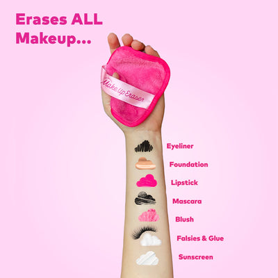 The Pink Daily MakeUp Eraser-Chidren & Tween,Chidrens/Tweens,Children & Tween,Children & Tweens,gift,Gifts,Gifts for Her,Hot Pink,MakeUp Eraser,Pink,Women,women's-[option4]-[option5]-[option6]-Bella Bliss Boutique in Texas