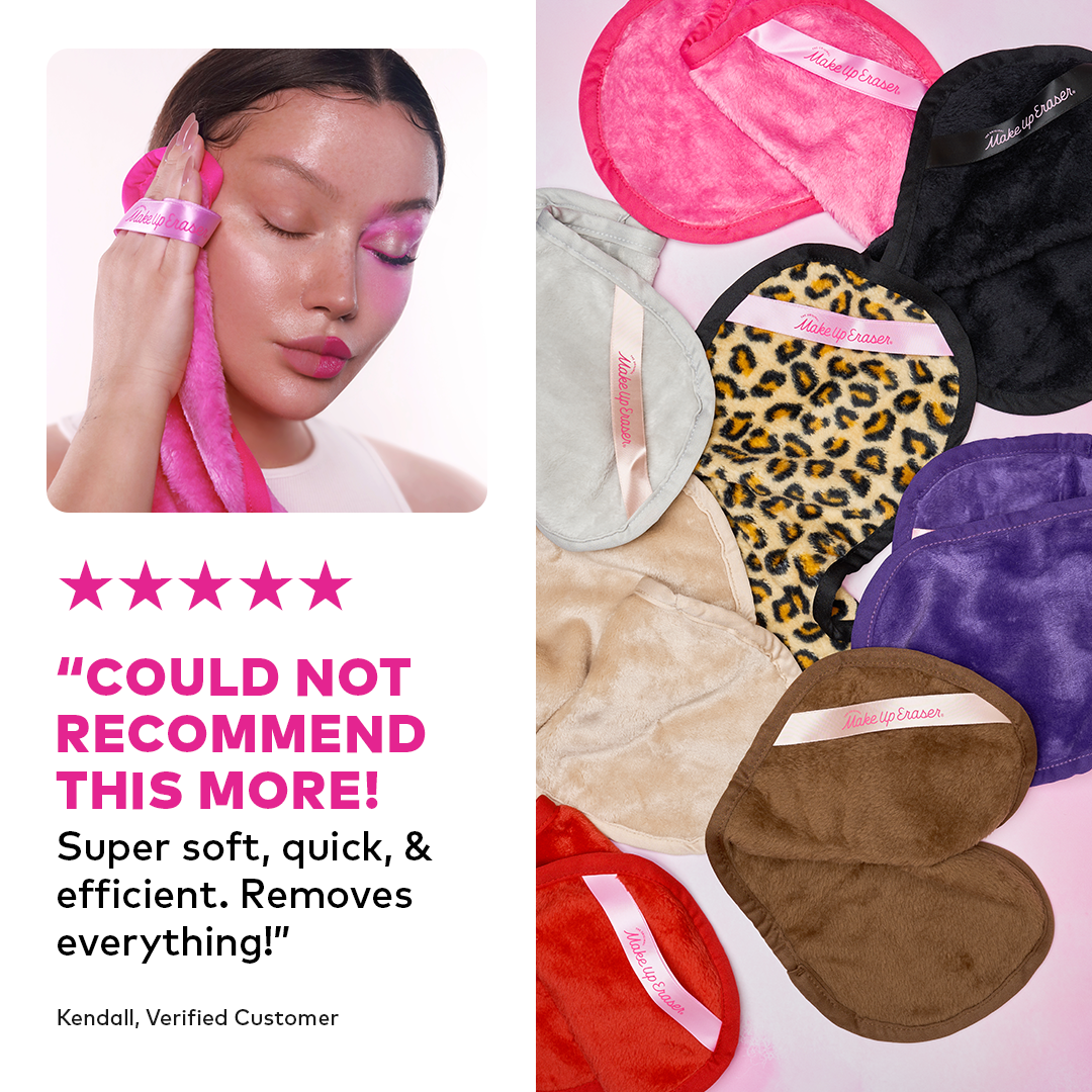 The Pink Daily MakeUp Eraser-Chidren & Tween,Chidrens/Tweens,Children & Tween,Children & Tweens,gift,Gifts,Gifts for Her,Hot Pink,MakeUp Eraser,Pink,Women,women's-[option4]-[option5]-[option6]-Bella Bliss Boutique in Texas