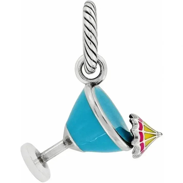 Tiki Drink Charm-Blue Enamel,Blue Tiki Drink,Brighton,Charm,Charms,Jewelry,Pink Enamel,Pink Tiki Drink,Tiki Drink,Umbrella Drinks-Blue-[option4]-[option5]-[option6]-Bella Bliss Boutique in Texas