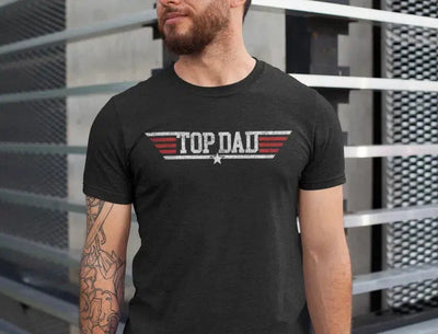 Top Dad Tee-Black, clothing, Gifts, Gifts for Him, Men's, T-Shirt, Top, Top Dad, Tops-S-[option4]-[option5]-[option6]-Bella Bliss Boutique in Texas