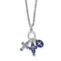 Unity Cross Necklace-adjustable,Brighton,Charms,Cross,Jewelry,Lobster Claw,Silver-[option4]-[option5]-[option6]-Bella Bliss Boutique in Texas