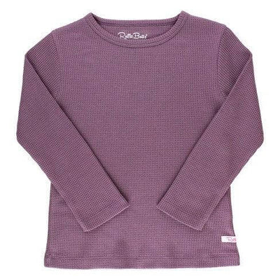 Vintage Violet Long Sleeve Tee-Children & Tweens,children's,Infant to 6,Long Sleeve,Top,Tops,Vintage Violet,Violet,Waffle Knit-[option4]-[option5]-[option6]-Bella Bliss Boutique in Texas