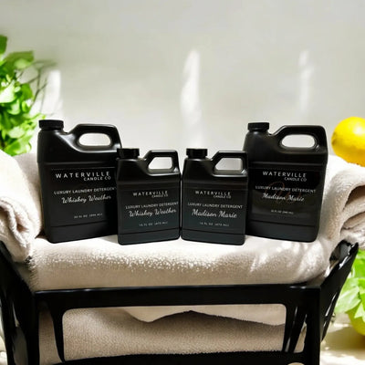 WVC Luxury Liquid Laundry Detergent -32oz-Laundry Detergent,Scented,Waterville Candles-Luxe Rouge-[option4]-[option5]-[option6]-Bella Bliss Boutique in Texas