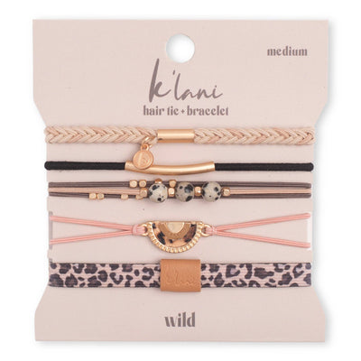 Wild Hair Tie Bracelets-Hair Accessories,Hair Tie Bracelets,Hair Ties,K'Lani,women's-Small-[option4]-[option5]-[option6]-Bella Bliss Boutique in Texas