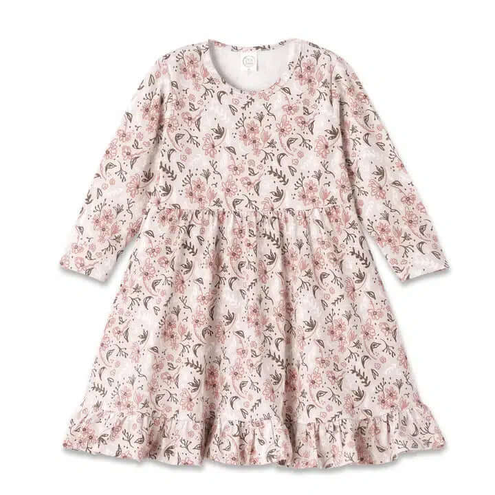 Wildflowers Bamboo Twirl Dress-Children & Tweens,children's,clothing,dress,dresses,Infant to 6,Twirl Dress,Wildflowers-[option4]-[option5]-[option6]-Bella Bliss Boutique in Texas