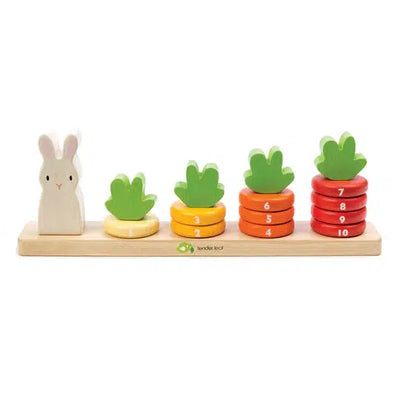 Wooden Counting Carrots Set-children's, Counting Carrots, Infant to 6, Miscellaneous, Toys, Wooden Toys-[option4]-[option5]-[option6]-Bella Bliss Boutique in Texas