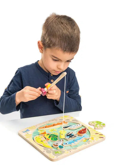 Wooden Pond Set-children's, Fishing Set, Infant to 6, Miscellaneous, Pond Dipping, Toys, Wooden Fishing Set, Wooden Pond Dipping Set, Wooden Toys-[option4]-[option5]-[option6]-Bella Bliss Boutique in Texas