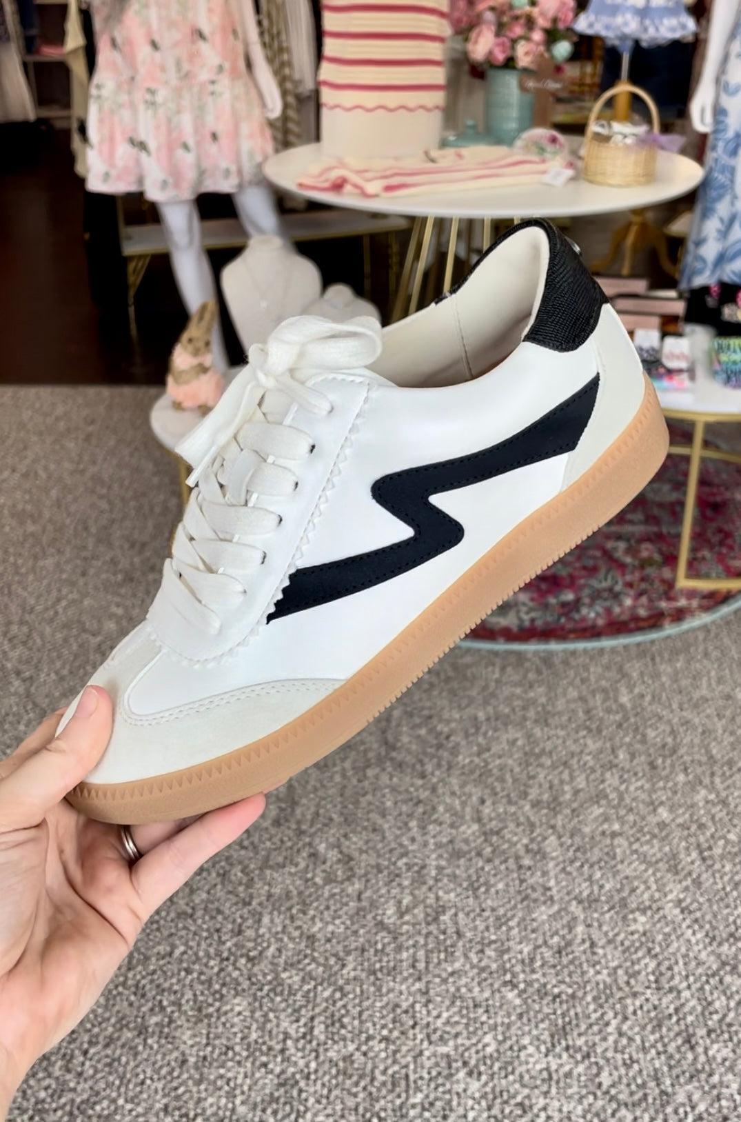 Zeldie Lace-Up Sneaker-Black,Lace-Up,Lace-Up Sneakers,Shoes,Sneakers,women's,Zeldie-[option4]-[option5]-[option6]-Bella Bliss Boutique in Texas